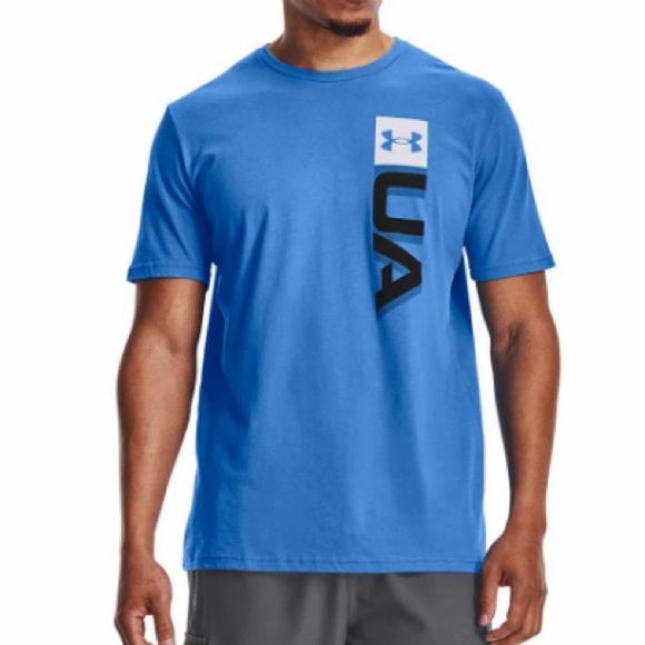 Men's Under Armour Blue Graphic T - Picture 1 of 5